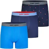 Happy Shorts Boxershorts blauw / donkerblauw