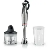 Bosch MSM8M930 ErgoMaster Serie 8 - Staafmixer 1500W – RVS - Inclusief maatbeker en hakmolen