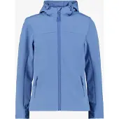 Mountain Peak kinder softshell jas blauw maat 110/116