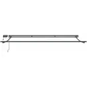 vidaXL Handbediende luifel met LED's Bruin en antracietkleurig 4 x 2 m