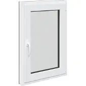 vidaXL Kipp- en draaikraam voor kelder, model RISOR, 60 x 90 cm