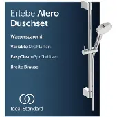 Ideal standard Alero RENO douchecombinatie met stang, waterbesparend – Chroom