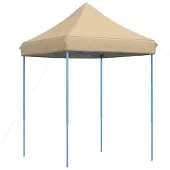 vidaXL Partytent Beige 200 x 200 x 306 cm Oxford Stof