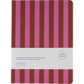 A-Journal Fabrique - Agenda 2026/2027 - 18 maanden - Roze Strepen - A5