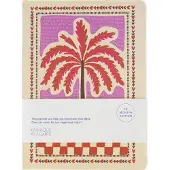 A-Journal Fabrique - 18 maanden agenda - 2026-2027 - Palmboom - Roze