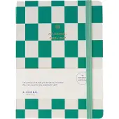 A-Journal My Journal - 18 maanden agenda 2026-2027 - A5 - Emerald groen