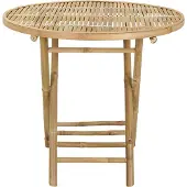 vidaXL Tuin Tafel Naturel 80 x 70 cm Bamboe