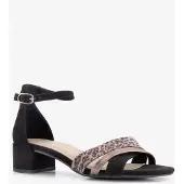 Marco Tozzi dames sandalen met hak zwart panter maat 41