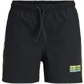 Jack & Jones Junior Zwemshorts 'JPSTMAUI' duifblauw / lichtgeel / appel / zwart
