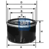 Ufi 23.132.01 Oliefilter
