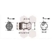 VAN WEZEL 1800K281 Aircopomp