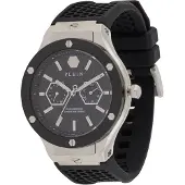 Philipp Plein Watches Analoog horloge 'Underdog' stone grey / zwart