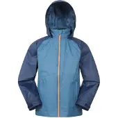 Mountain Warehouse Torrent II Waterdichte Jas voor kinderen/Kinderen (Blauw)