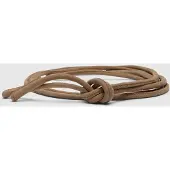 Selected Touwstijl Leren Riem Dames Bruin ONE SIZE