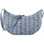 Lacoste schoudertas Neocroc Seasonal Moon Bag Tradewinds Lichtblauw