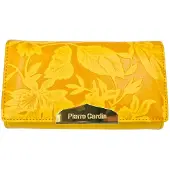 Pierre Cardin Portemonnee - Geel - Bloemen patroon