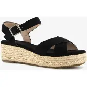 Blue Box dames espadrilles met sleehak zwart maat 40