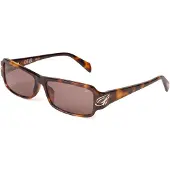 Blumarine Zonnebril - - SBM906 - Acetaat - Vierkant - Bruin (57/14/140)