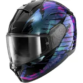 Shark Ridill 2 Reptaia, integraalhelm ,Zwart/Lila/Groen/Pink ,L