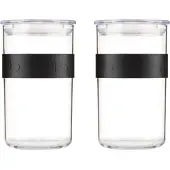 Bodum Voorraadpot Presso Black 1L (Set van 2)
