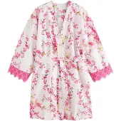 Ted Baker Ochtendjas kiwi / grasgroen / pink / wit