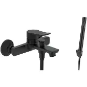Kielle Nefia - Badkraan met accessoires EcoSpare, matzwart 10327SN84