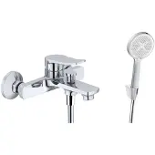 Kielle Nefia - Badkraan met accessoires, EcoSpare, chroom 10327SN70