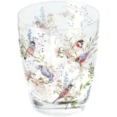 Ambiente -waterglas-busy birds-vogels-glas-set/2-bloesem-cadeau