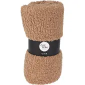 Home Styling Collection - Dikke bouclé plaid TEDDY, 150 x 120 cm