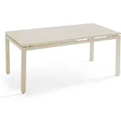 Oviala - Uitbreidbare crèmekleurig tuinset - Galilée