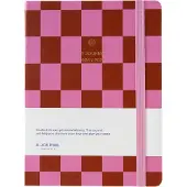 A-Journal My Journal - Schoolagenda 2026-2027 - A5 - Geruit roze