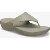Crocs Kadee Wedge Flip dames slippers beige maat 42/43
