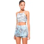 EA7 Dames Top Ventus Lab blauw (L), Sportief, Meerdere sporten, Mouwloos / spaghettibandjes, Gerecycled polyester 7W000935_AF21580