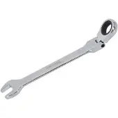 AWTOOLS - Ringsteeksleutel - 18 mm - Verstelbare Ratelkop - CrV Staal