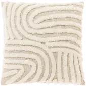 Unique living kussen Caty beige 45 x 45 cm