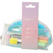 Koopman make-up set toilettas pastel kwasten kindercosmetica.