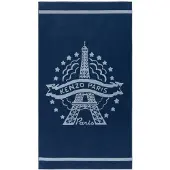 Kenzo Keiffel Jean strandlaken van katoen 90 x 100 cm - Blauw