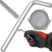 JCB - Inbussleutel - 6mm - Cr-V - L-vorm