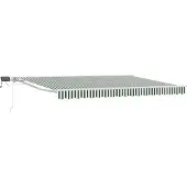 vidaXL Handmatige markeerkader met LED-verlichting, groen en wit, 4 x 3 meter