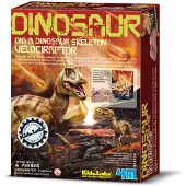 4M Graaf Een Velociraptor Skelet Dinosaurus Kit