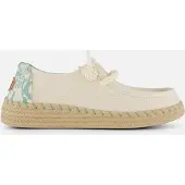 HeyDude Instapper Women Wendy Espadrille Hibiscus Egret / Multi-Schoenmaat 41