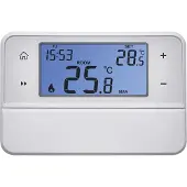 Emos OpenTherm kamerthermostaat P5606OT, programmeerbaar, bedraad, Thermostaat, Wit