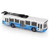 Rappa Trolleybus Blauw 16 Cm - UNI