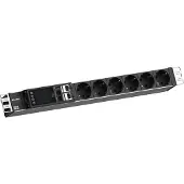 Bachmann BN ESSENTIAL Metered 19", 6xCEE7/3 2,0m CEE7/7