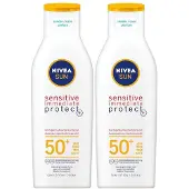 Nivea Sun Sensitive Immediate Protect Lotion Spf50+ 2x200 ml Lotion