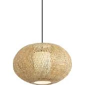QAZQA Japandi hanglamp bamboo 50cm IP44 - Moana