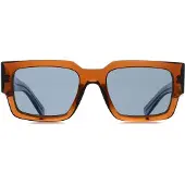 Prada PRB17S 25F70B chocolade donkergrijze zonnebril