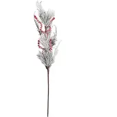 Clayre & Eef Decoratie Tak 10x6x70 cm Wit Kunststof