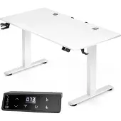 Casaria Zit sta bureau Wit 120x60x72-117cm