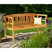 Deuba Tuinbank Roos Eucalyptushout FSC-gecertificeerd 157x45x82cm